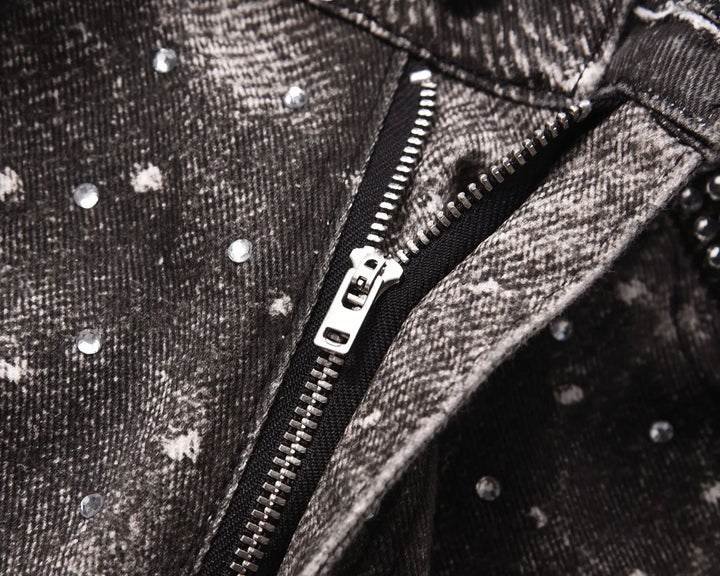 Glowing Starts Denim Jeans - VILIVAUN