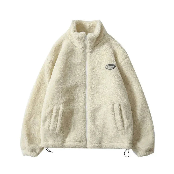 Harajuku Fleece Fluffy Jacket     - VILIVAUN