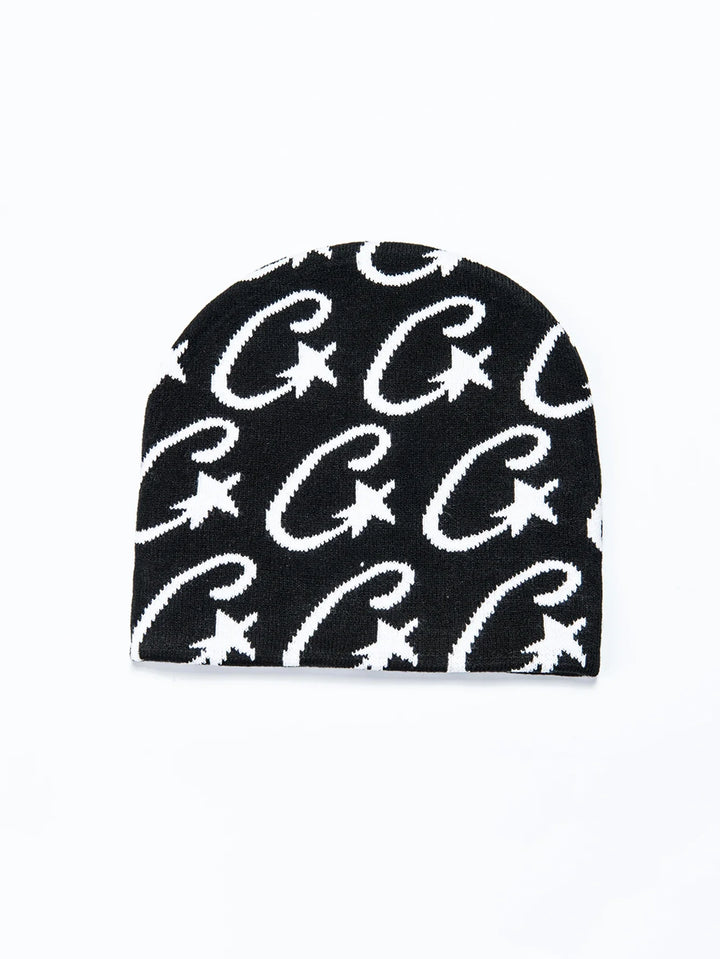 Urban Vibe Knit Beanie  black   - VILIVAUN