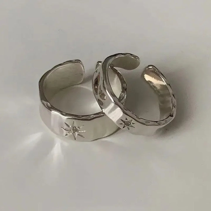 Y2k Cosmic Duo Punk Rings     - VILIVAUN