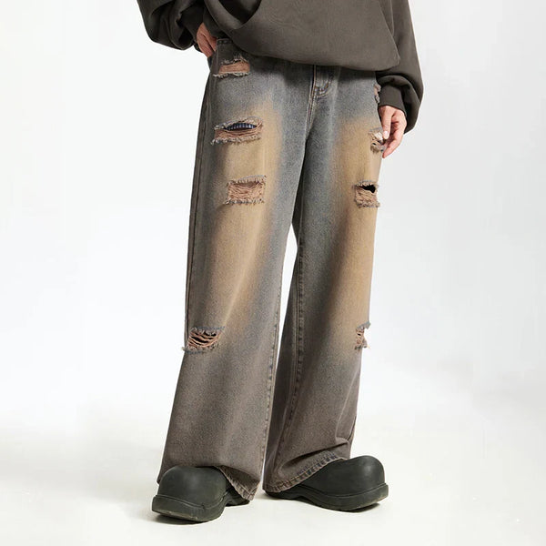 Vintage Distressed Grunge Revival Denim Jeans