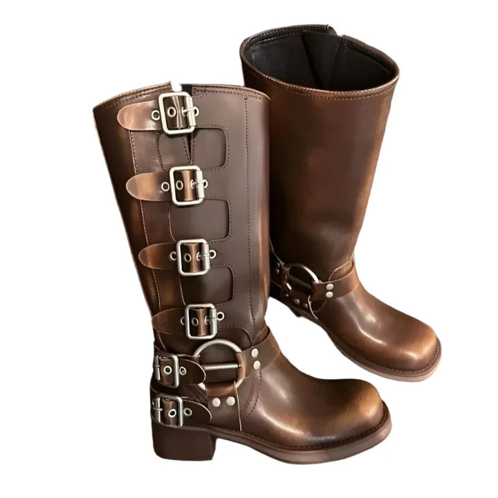 Vintage Cowboy  Boots  Brown 35  - VILIVAUN