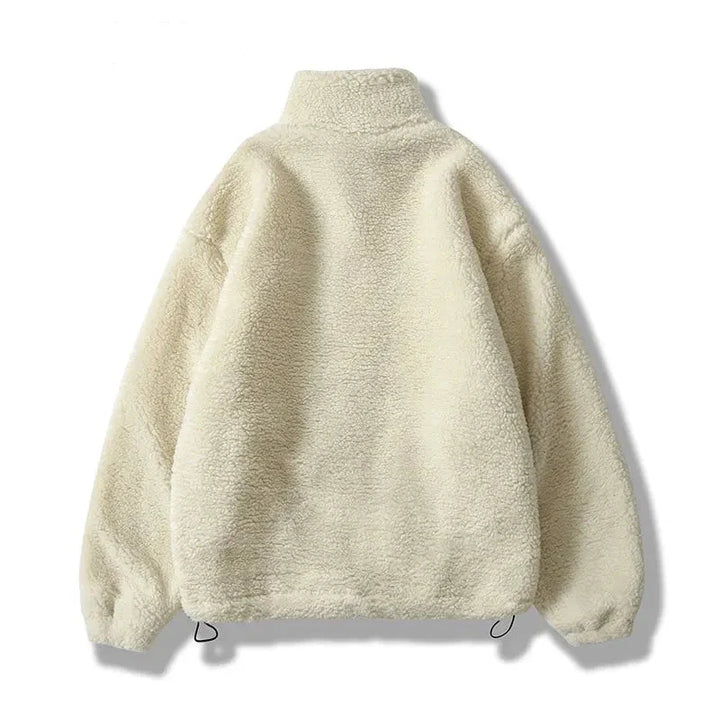 Harajuku Fleece Fluffy Jacket     - VILIVAUN