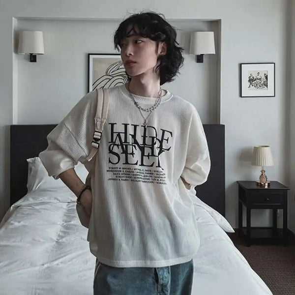 Women's Korean Style Letter Print T-Shirt