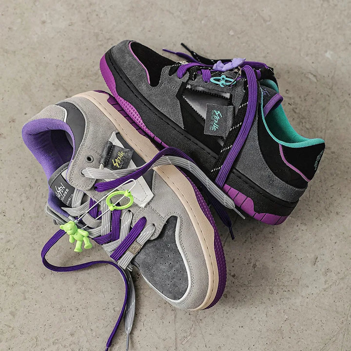 Urban Hip Retro Skate Sneakers     - VILIVAUN