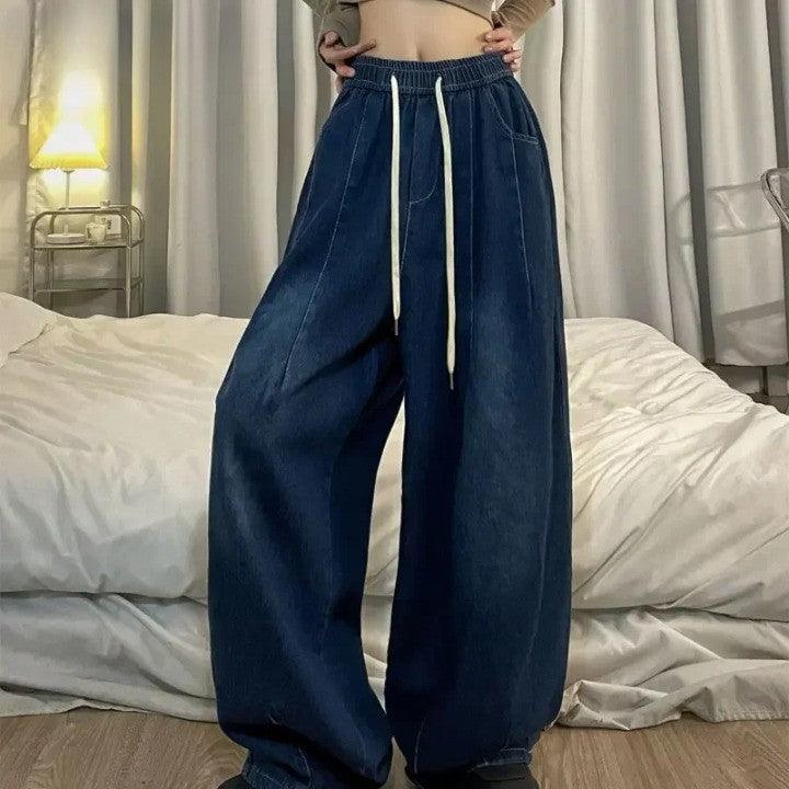 Vintage Y2K Wide Leg Jeans     - VILIVAUN