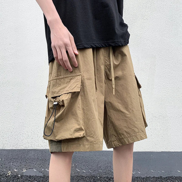 Drawstring Soft Boy Cargo Shorts