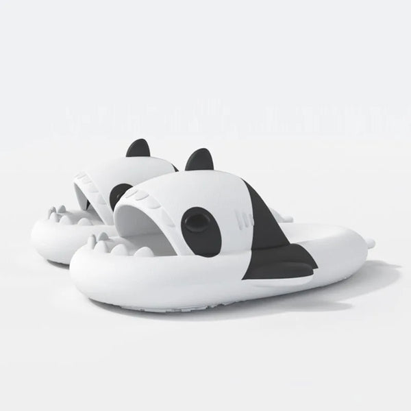Thick Sole Shark Slippers Night Glow