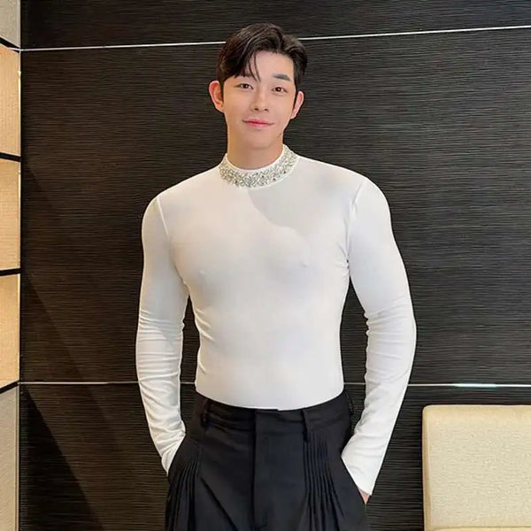 Chic Korean Slim Long Sleeve T-Shirt