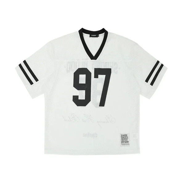 97 Breathable Retro Mesh  Sports  T-Shirt