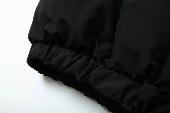 Y2k Padded Heavy Solid Winter Jacket - VILIVAUN