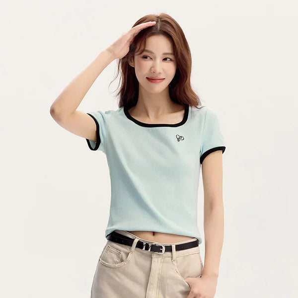 Summer Women's Slim T-shirt