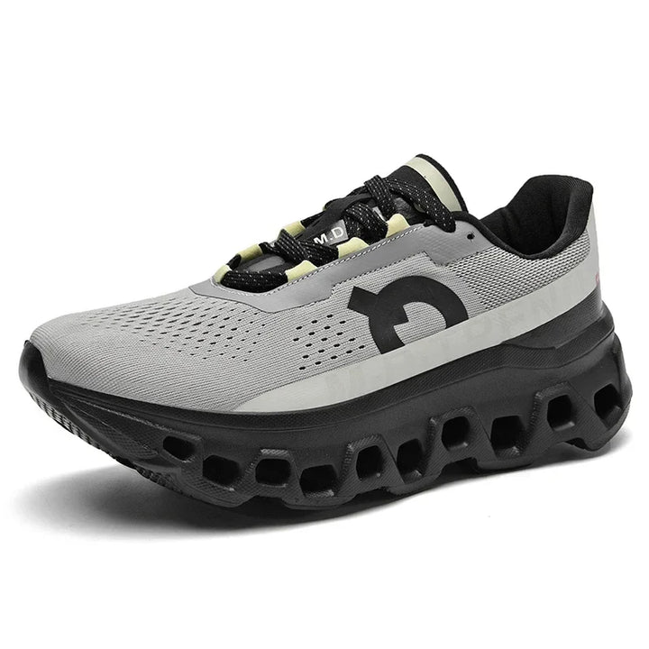 FlexRun Breathable Non Slip Workout Sneakers  Gray 42  - VILIVAUN