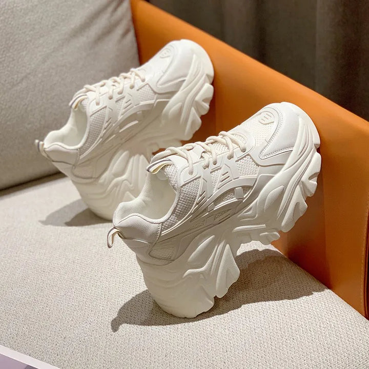Air Mesh Chunky Sneakers     - VILIVAUN