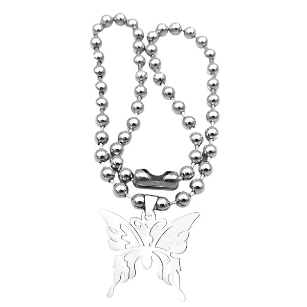 Y2k Butterfly Pendant Necklace