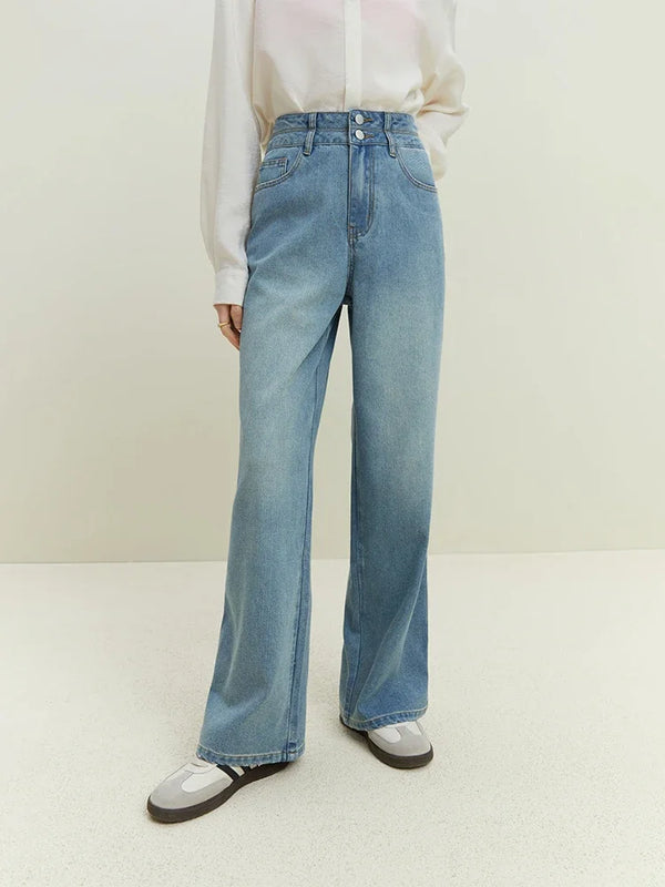 Cool Retro Vintage High Waisted Jeans