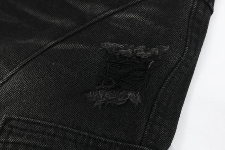Vintage Multi-Pocket Jeans     - VILIVAUN