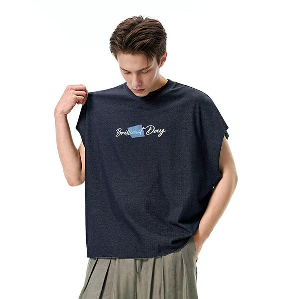 Cooling Dual Tone Tank Sleeveless Top