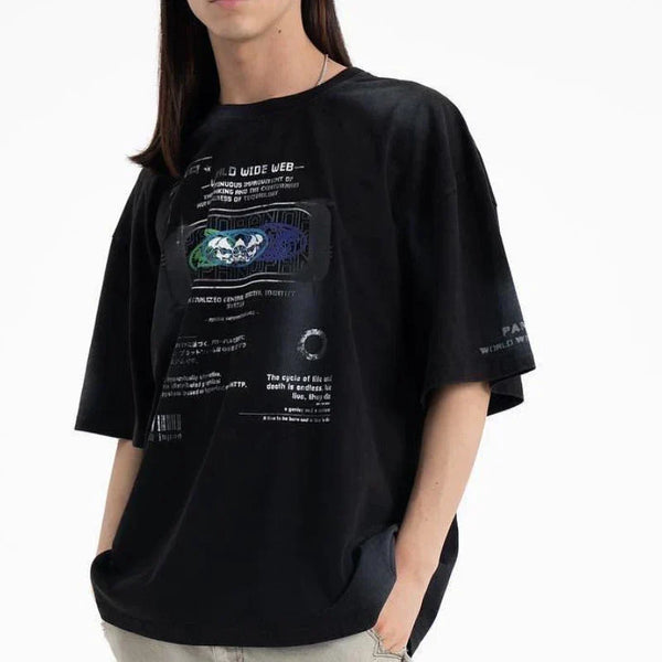 Patchwork Washed T-shirts