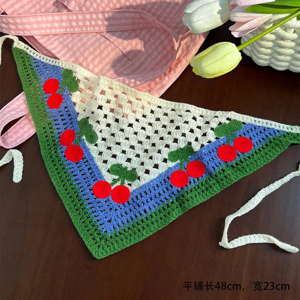 Handmade Knitted Floral Pattern Headbands