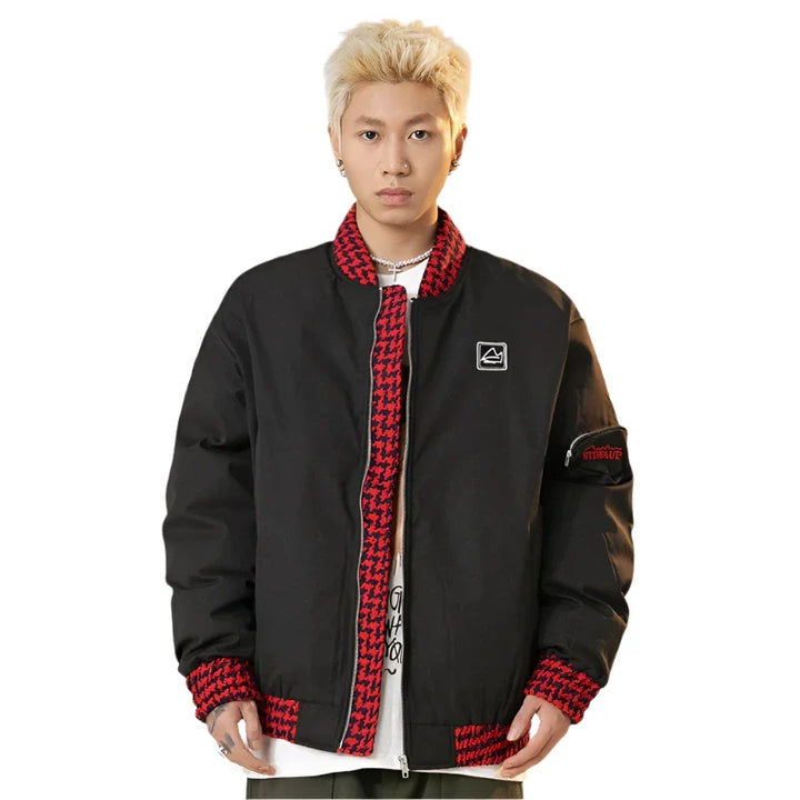 Urban Chic Bomber Varsity Jacket     - VILIVAUN