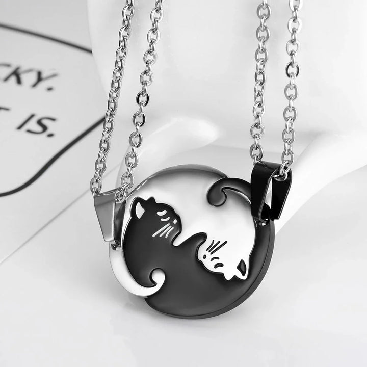 Cat Necklace For Couples     - VILIVAUN