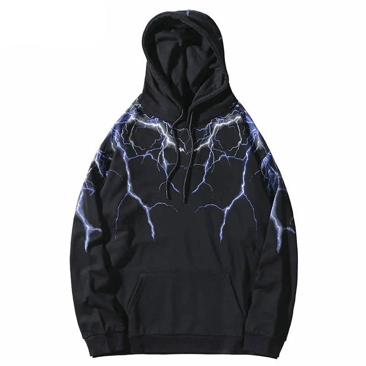Lightning Strikes Hoodie     - VILIVAUN