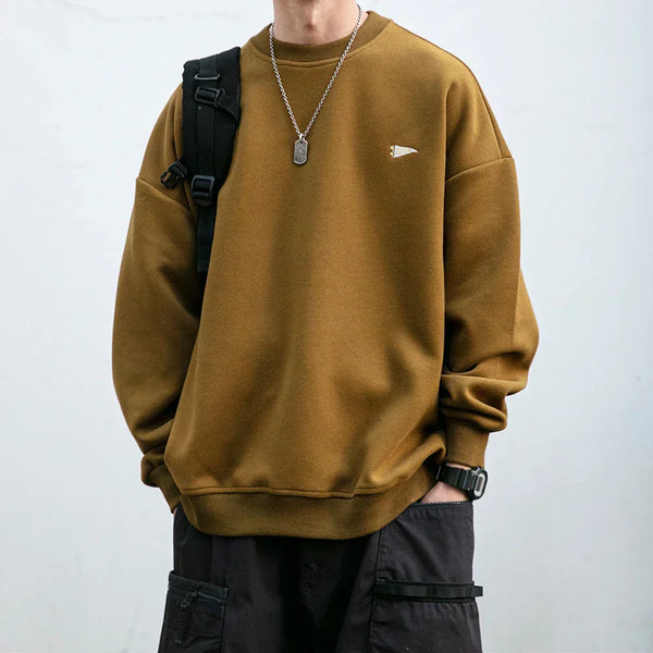 Soft Boy Embroidery Sweatshirt