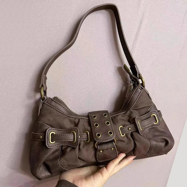 Y2K Western Baguette Bag