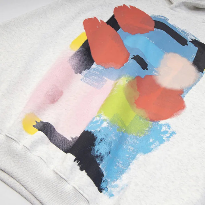 Y2K Paintings Mixed Color Hoodie - VILIVAUN