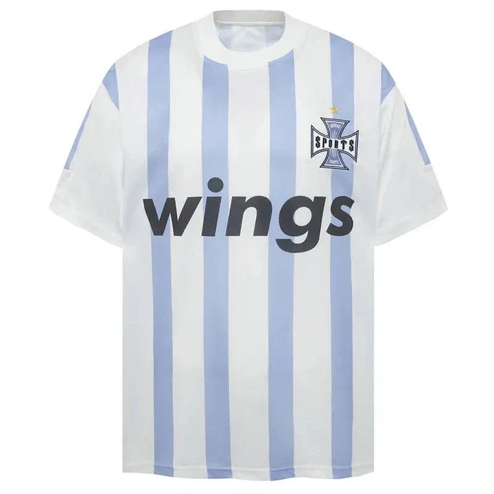Vintage Plaid Jersey T-Shirt     - VILIVAUN