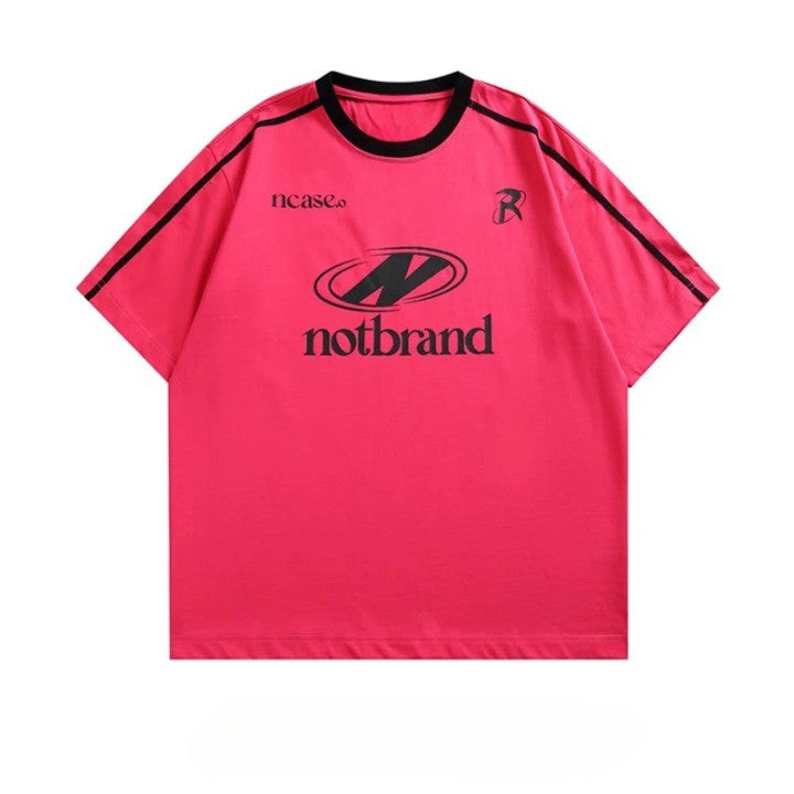 Basic Color Jersey T-Shirt  Pink S  - VILIVAUN