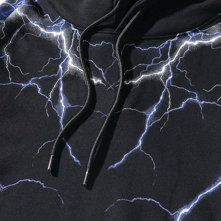 Lightning Strikes Hoodie     - VILIVAUN
