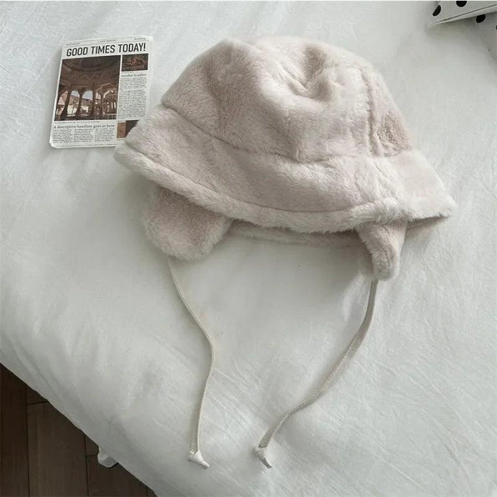 Gothic Bucket Hat With Ear Protection     - VILIVAUN