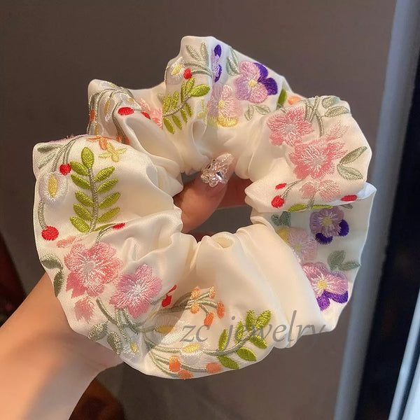 Embroidery Handmade Elastic Hair Band