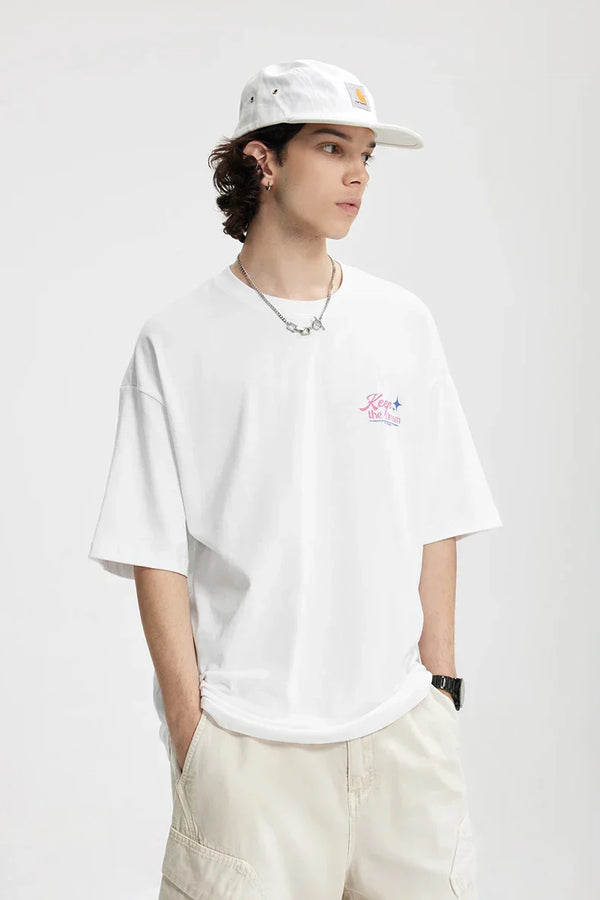 Solid Color Summer T-Shirt