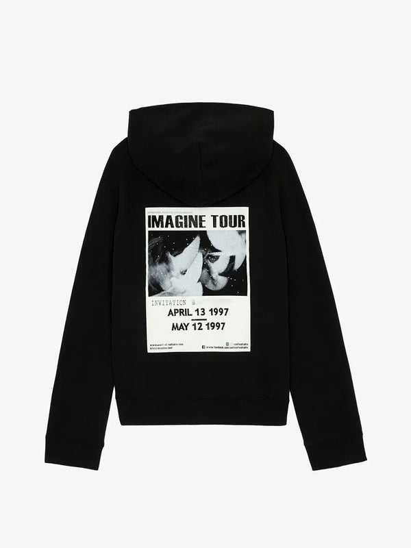 Casual Raglan Wing Detail Hoodie Shirt