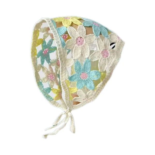 Floral French Style Triangle Handmade Headband