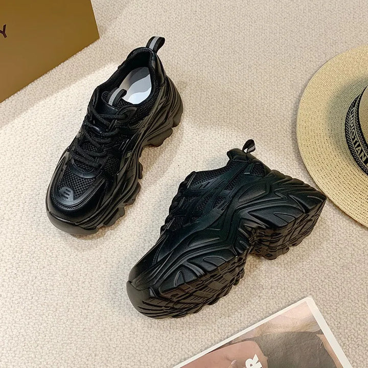 Air Mesh Chunky Sneakers     - VILIVAUN