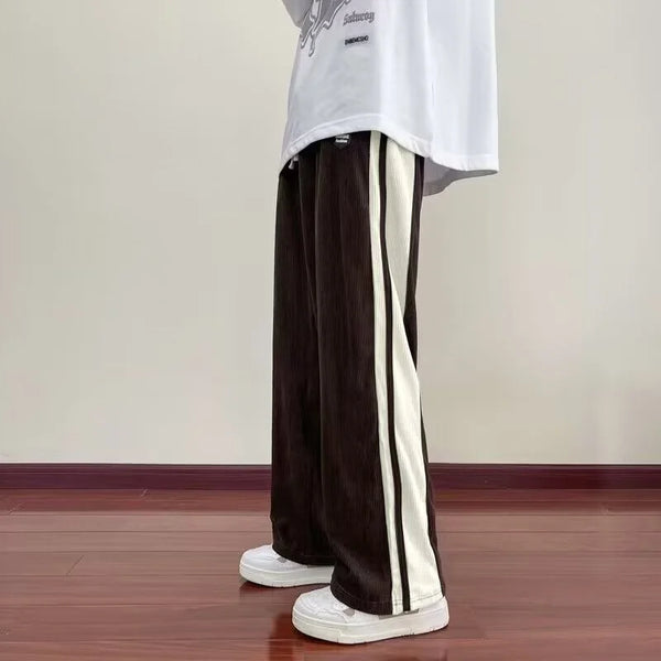 Vintage Striped Corduroy Pants