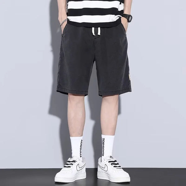 Lightweight Baggy Denim Shorts