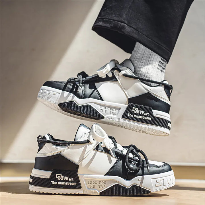 Bold Color Fusion  Sneakers     - VILIVAUN
