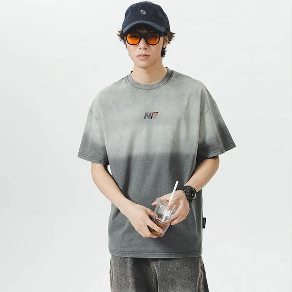 Summer Gradient Oversized T-Shirt