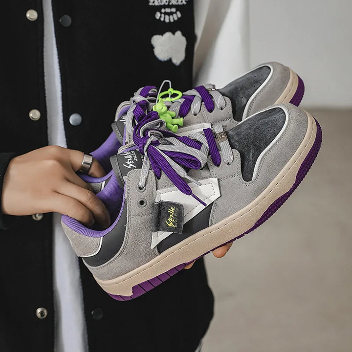 Urban Hip Retro Skate Sneakers     - VILIVAUN