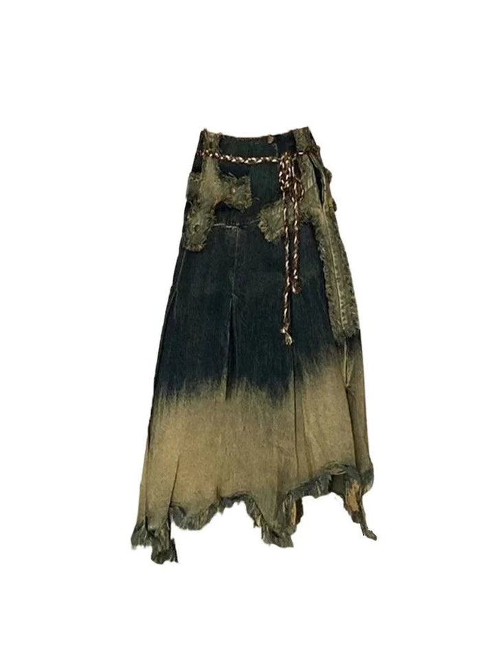 Y2k Vintage Denim Women's Skirts  S   - VILIVAUN