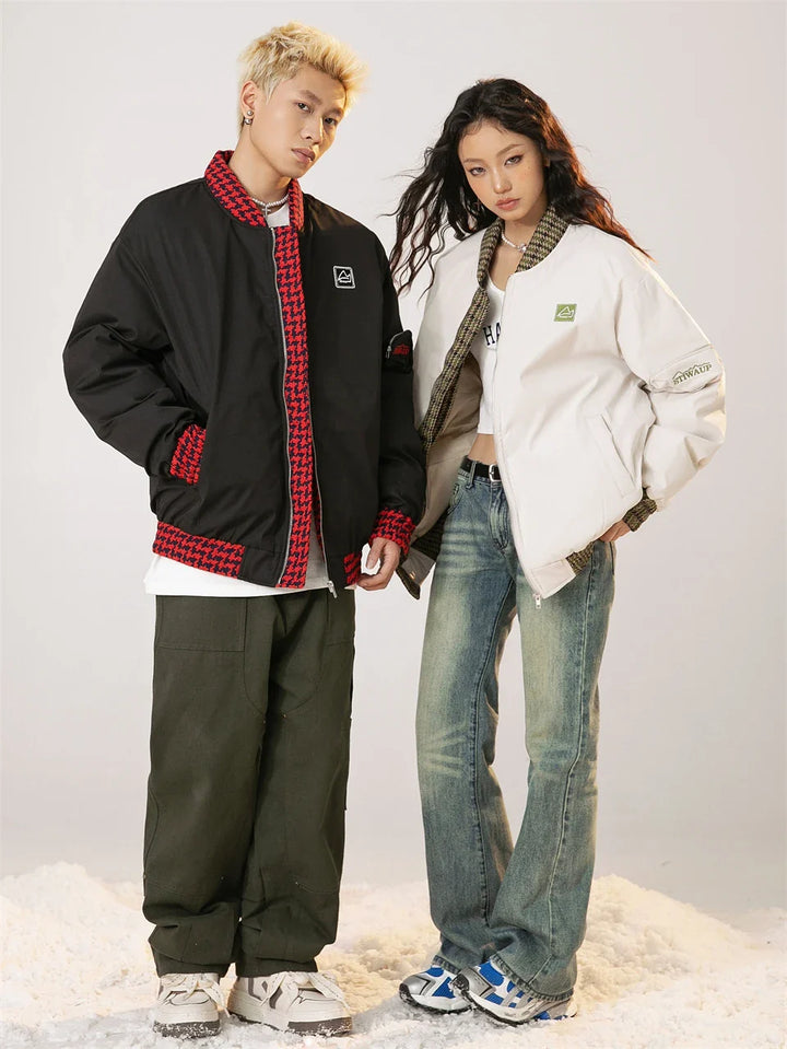 Urban Chic Bomber Varsity Jacket     - VILIVAUN