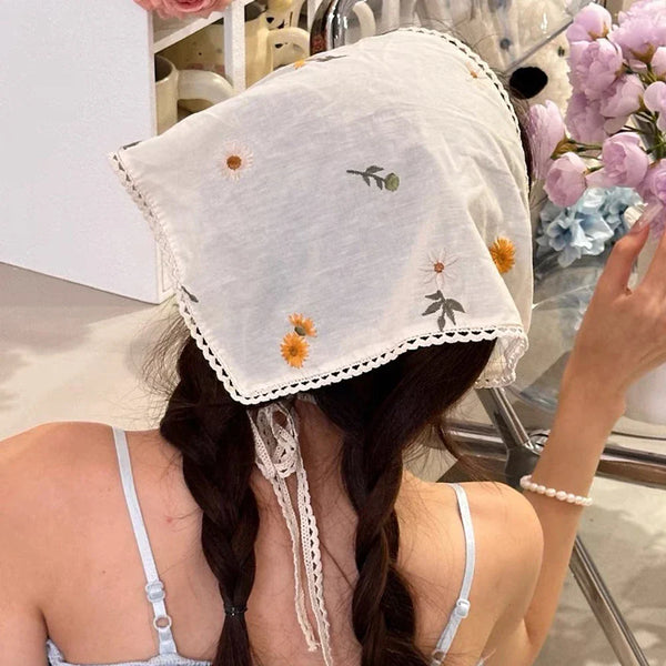 Daisy Pattern Handmade Hairband