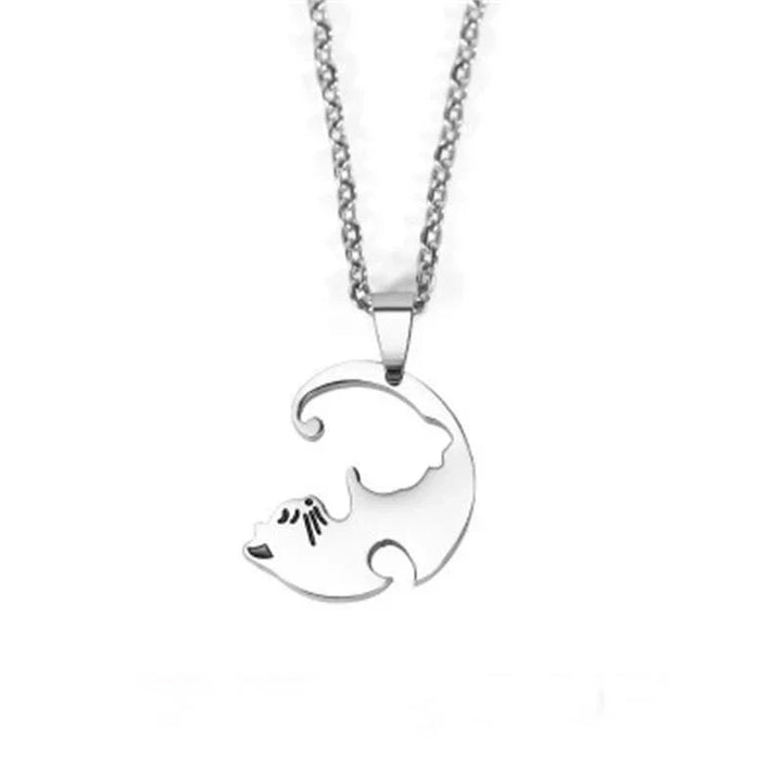 Cat Necklace For Couples     - VILIVAUN