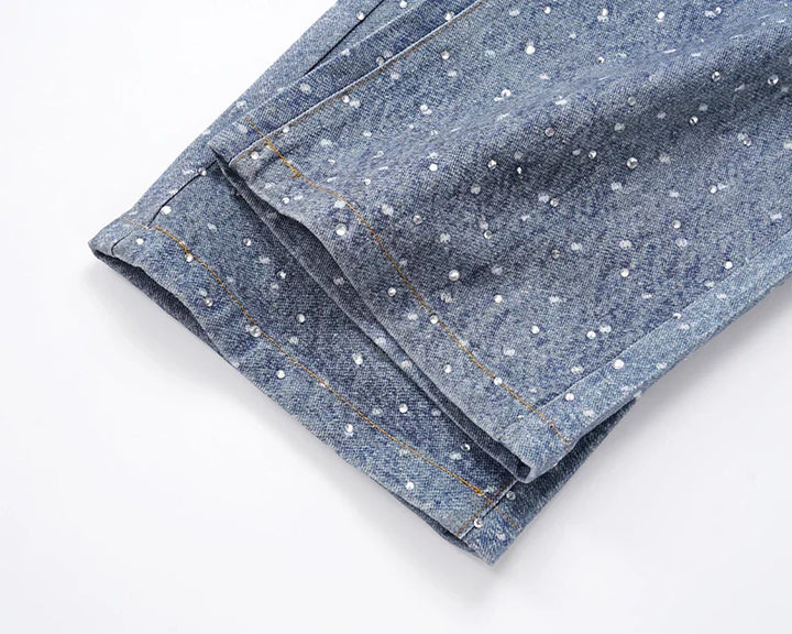 Glowing Starts Denim Jeans - VILIVAUN