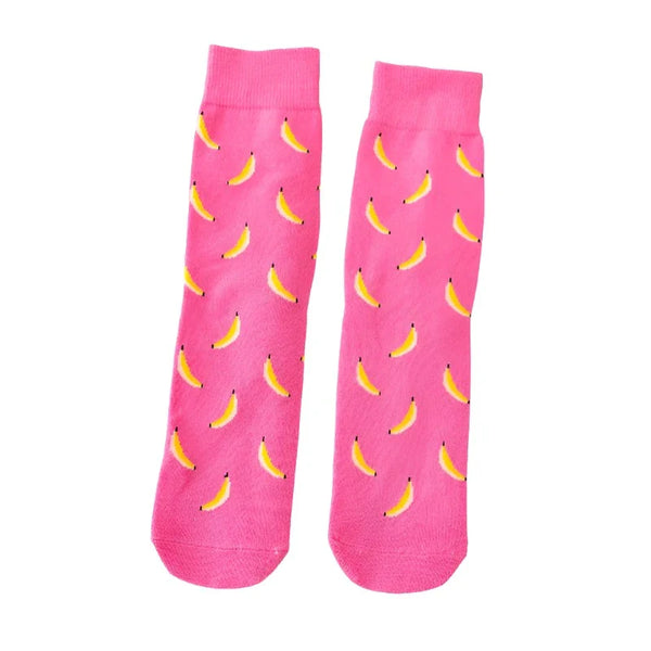 Funny Cartoon Socks  Banana   - VILIVAUN